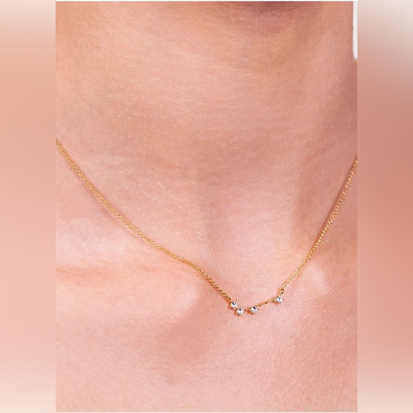 Lily and Rose Jewellery Gold Plated Aries Star Sign Necklace - Picture 4 of 4